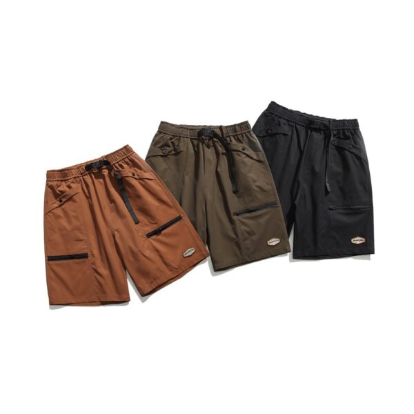 Mountain Vintage Zipper Workwear With Pocket Shorts - Image 6