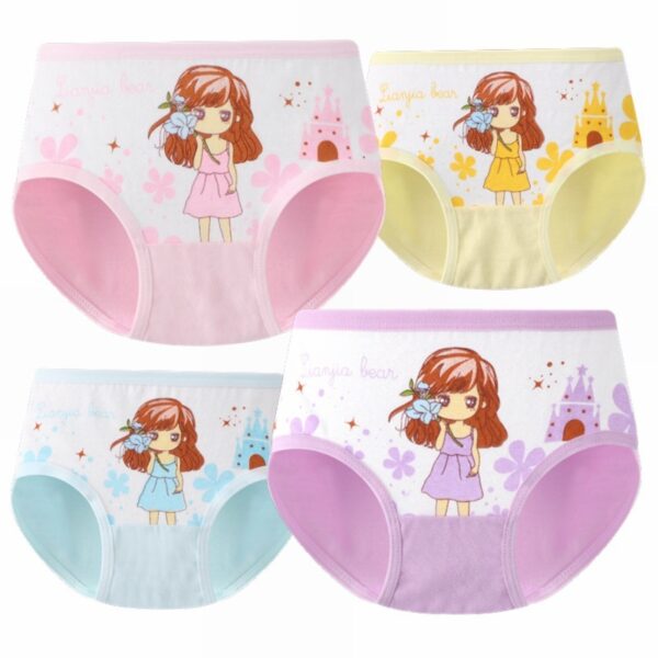 Girls' Underwear Cotton Children's Underwear Baby Briefs Children's Student Shorts - Image 2