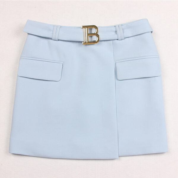 Trendy Summer Slim And Cool A-line Bag Hip Mini Skirt - Image 5