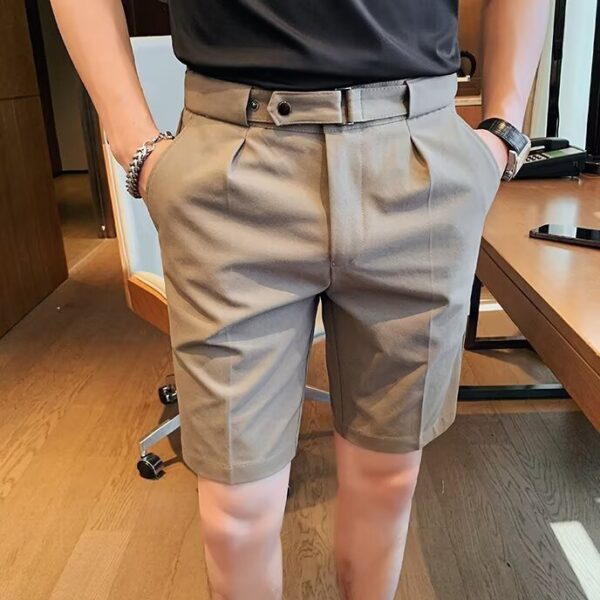 Suit Shorts Men's Summer Thin Slim Fit All-matching - Image 3