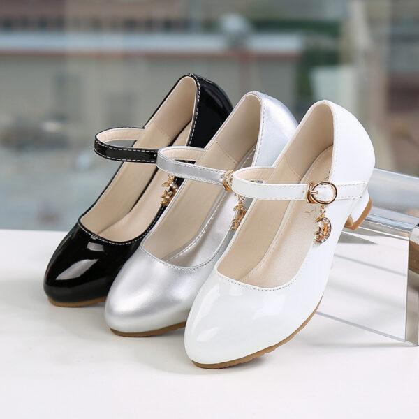 Korean Crystal Performance Children's Single-layer Shoes - Image 3