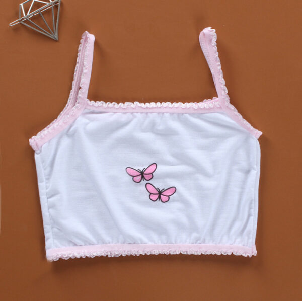 Girls Sports Casual Cotton Camisole Bra - Image 4