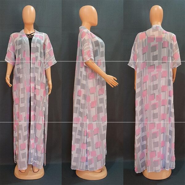 African Clothes Women For Women 3 Piece Set Tank Robes And - Image 3