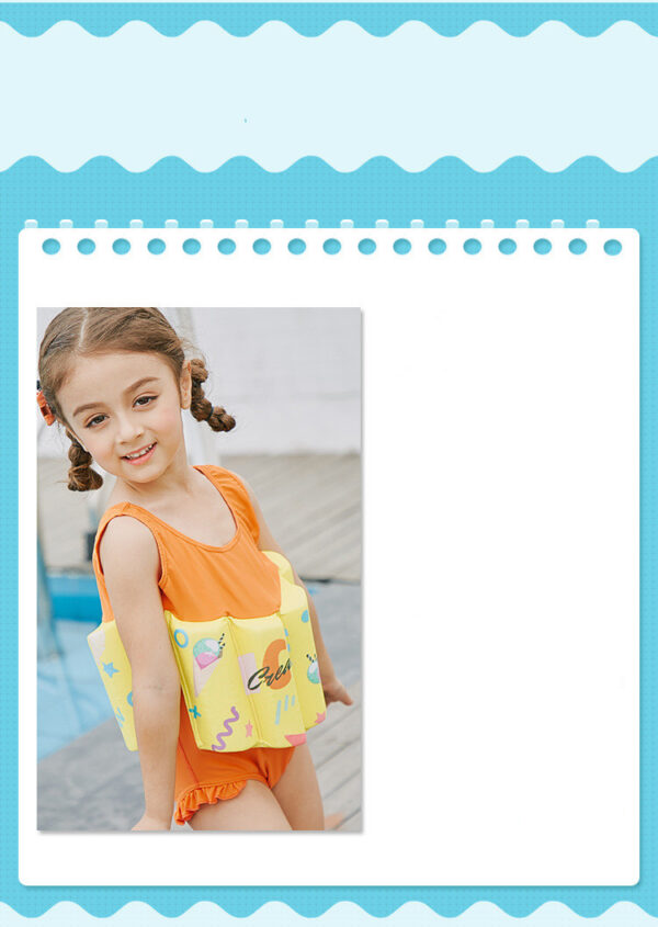 Children's Life Jackets Buoyancy One-piece Swimsuits Baby Girl Life Jackets - Image 2