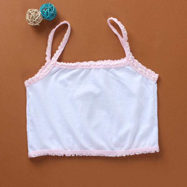 Girls Sports Casual Cotton Camisole Bra - Image 2