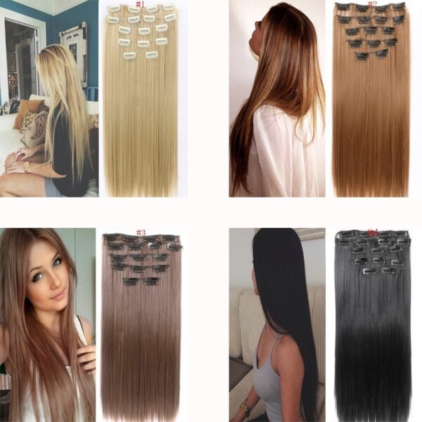 Braiding Human Hair Extension Sets Synthetic Wig - Image 2