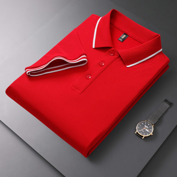 Men's Polo Shirt Lapel T-shirt Summer Short Sleeve - Image 8