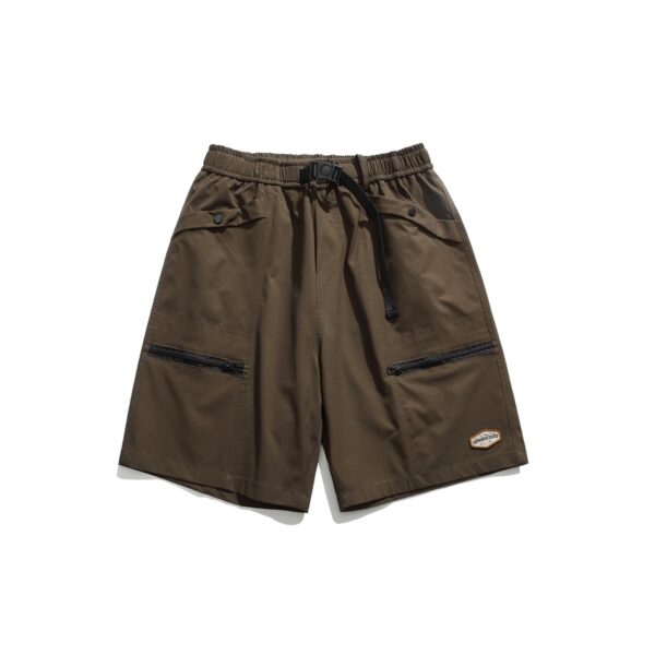 Mountain Vintage Zipper Workwear With Pocket Shorts - Image 2