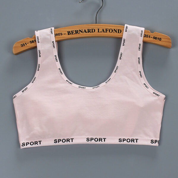 Girls' Summer Bra And Vest Pure Cotton Sports - Image 3