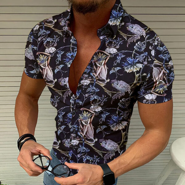 Casual Summer Beach 3D Printed Shirt Men's Cool Top - Image 4