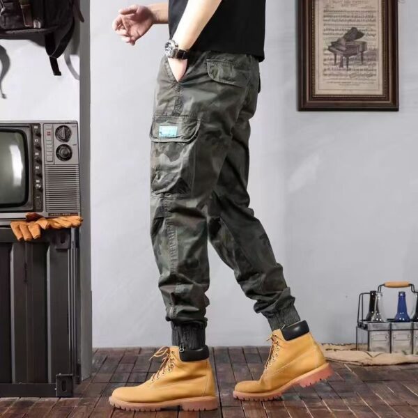 Camouflage Cargo Pants Men's Loose Outdoor Pants - Image 4