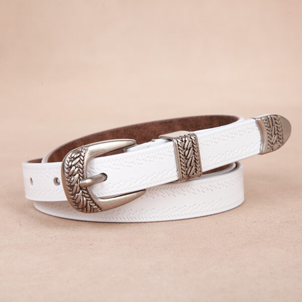 Women's Fall Winter Fashion Matching Jeans Casual Pin Buckle Temperament Belt - Image 4