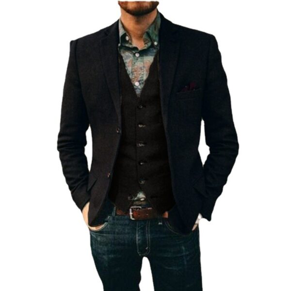 Casual Suit Men's Vest And Pants Suit - Image 5