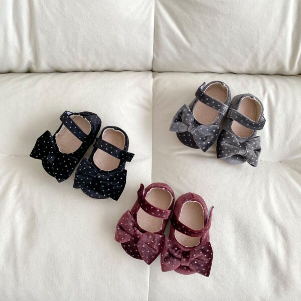 Spring And Autumn Baby Girl Toddler Shoes Big Bow Cute - Image 5