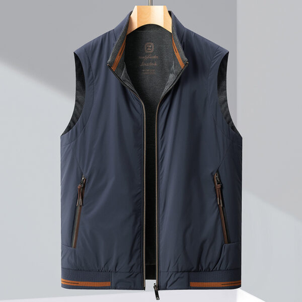 Coat Vest Casual Men's Double-sided Sleeveless Top - Image 2