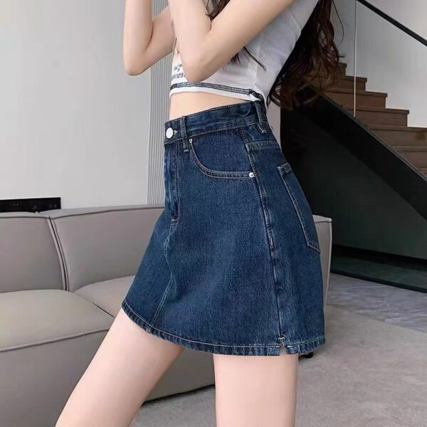 Fashion Denim Hip-wrapped Short Skirt For Women - Image 3