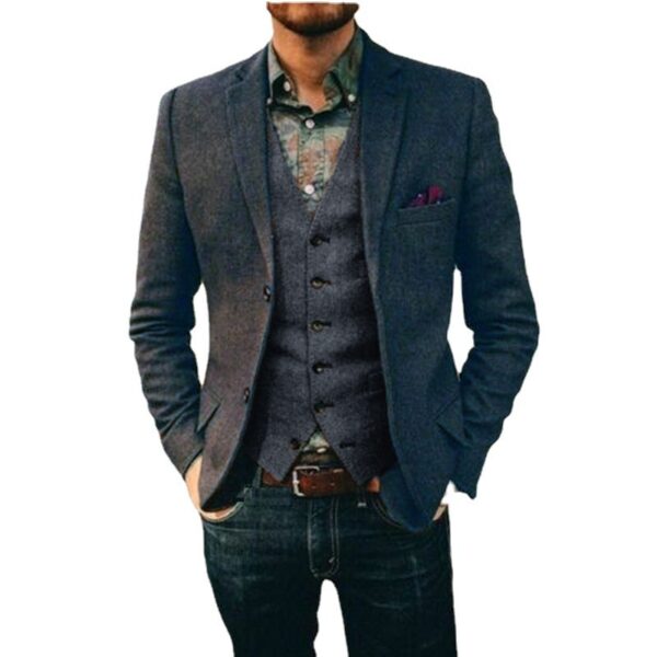 Casual Suit Men's Vest And Pants Suit - Image 3