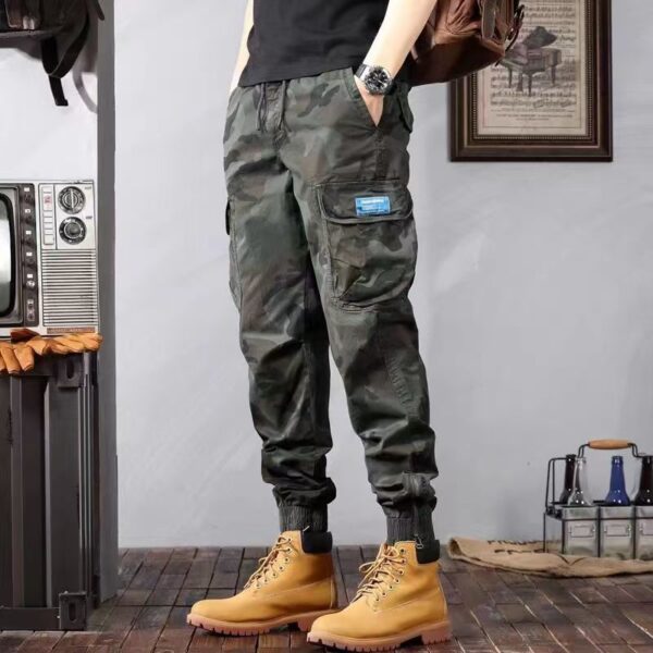 Camouflage Cargo Pants Men's Loose Outdoor Pants - Image 3