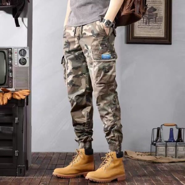 Camouflage Cargo Pants Men's Loose Outdoor Pants