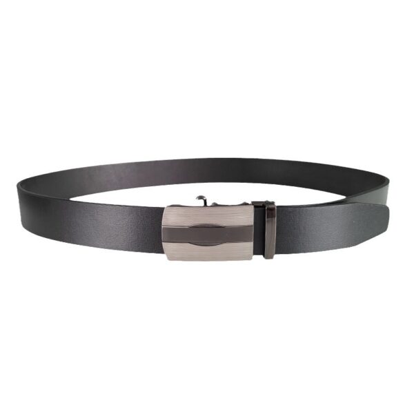 PU Classic Casual Business All-match Automatic Buckle Toothless Men's Belt - Image 7