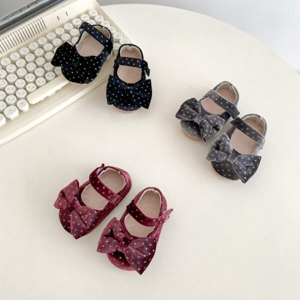 Spring And Autumn Baby Girl Toddler Shoes Big Bow Cute - Image 7