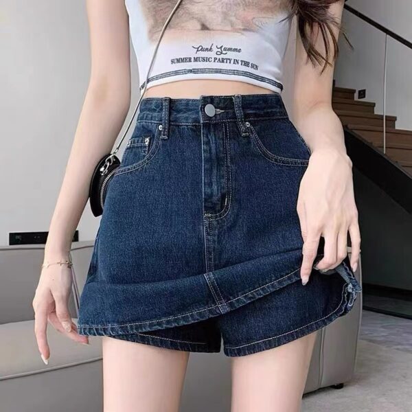 Fashion Denim Hip-wrapped Short Skirt For Women - Image 5