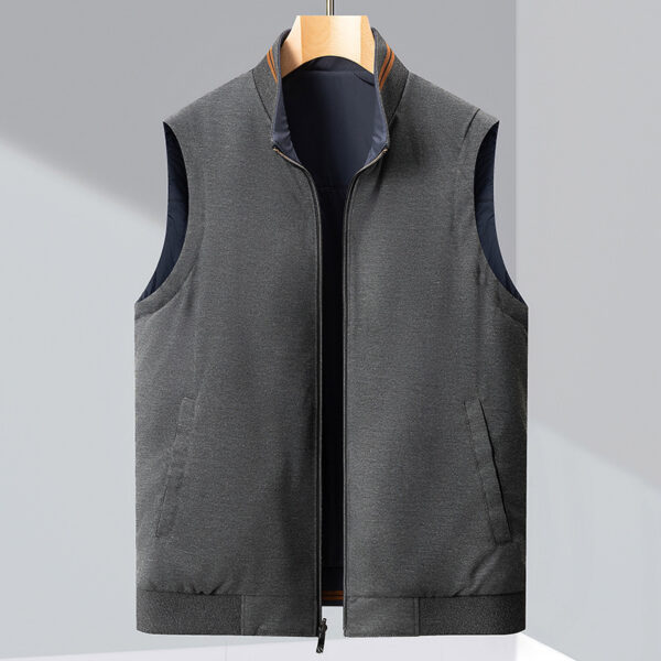 Coat Vest Casual Men's Double-sided Sleeveless Top - Image 9