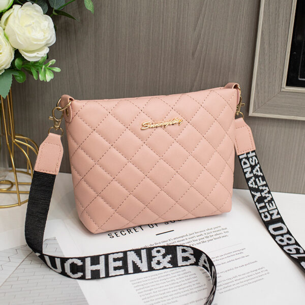 Small Messenger Bag For Women Trend Lingge Embroidery Female Shoulder Bags Fashion Chain Ladies Crossbody Purse - Image 8