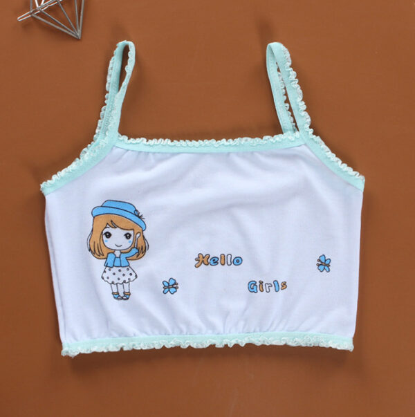 Girls Sports Casual Cotton Camisole Bra - Image 5