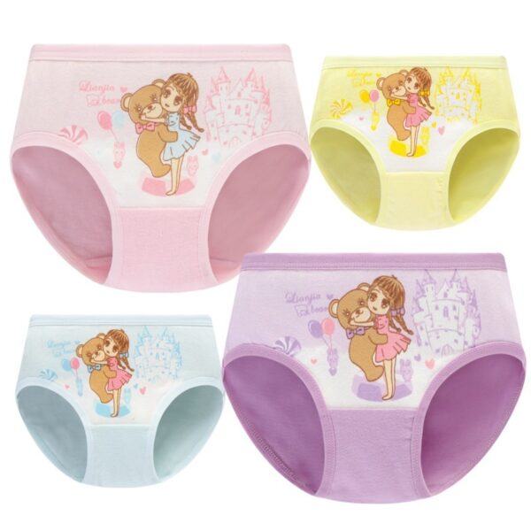 Girls' Underwear Cotton Children's Underwear Baby Briefs Children's Student Shorts - Image 3