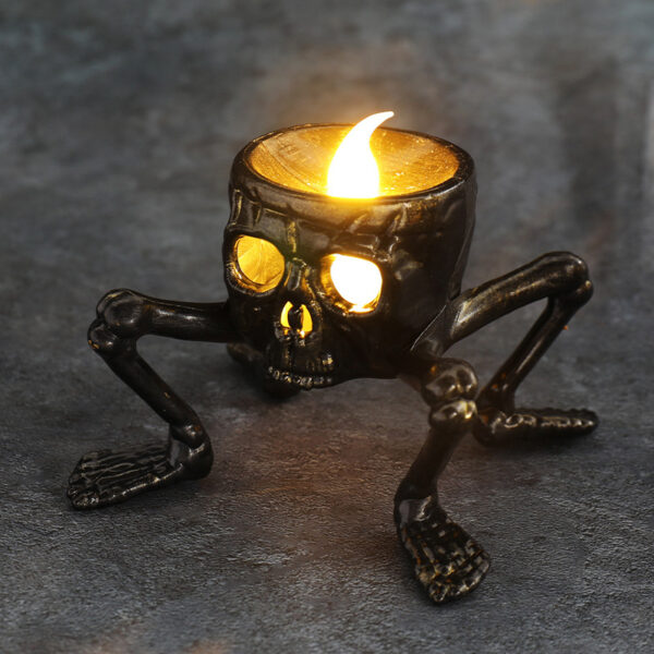 Halloween Skull Hand Lantern Atmosphere Decoration Props Skull Foot Night Lantern Halloween Candle Lantern - Image 4