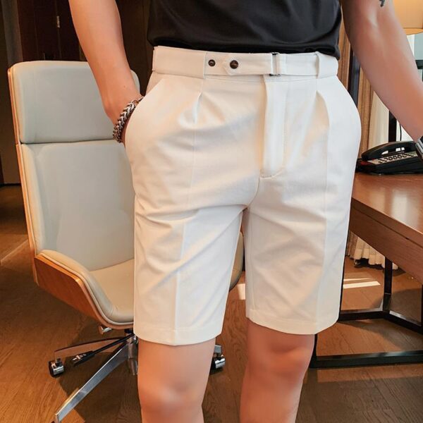 Suit Shorts Men's Summer Thin Slim Fit All-matching - Image 4