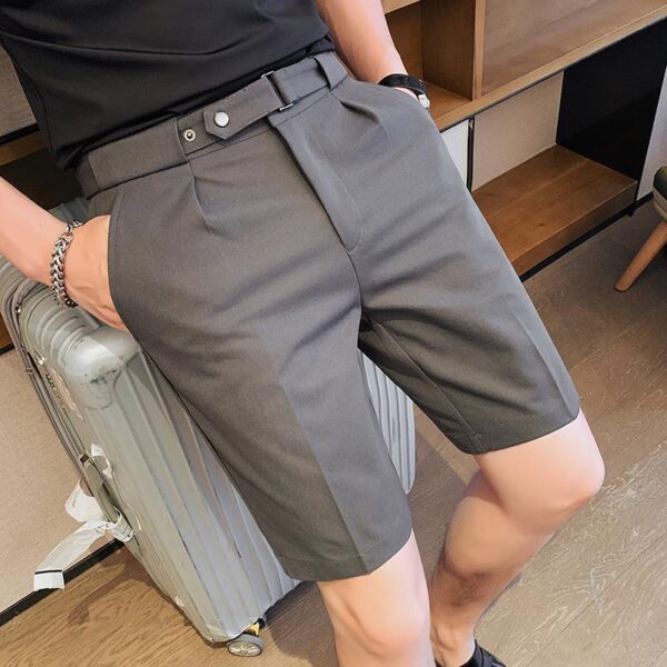 Suit Shorts Men's Summer Thin Slim Fit All-matching - Image 6