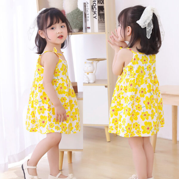 Children's Ins Style Princess Suspender Dress - Image 4