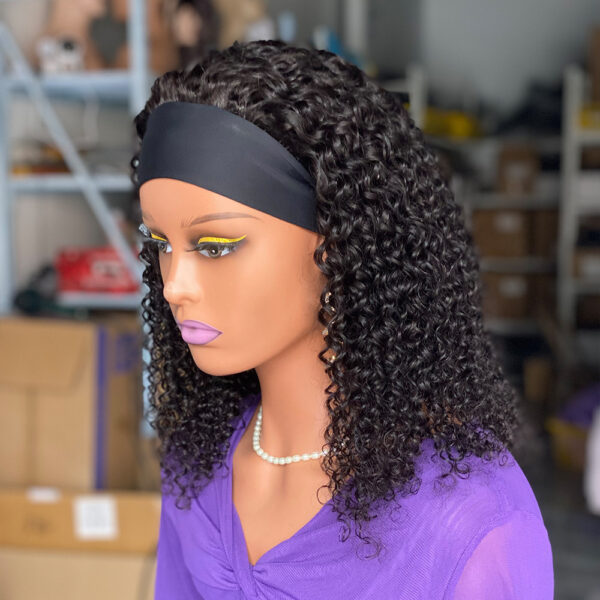 200 Curly Headbandwig Human Hair Wigs - Image 3