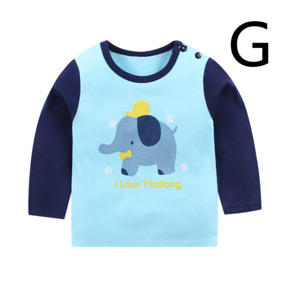 Baby Clothes Boys And Girls Cotton Long-sleeved T-shirt - Image 7