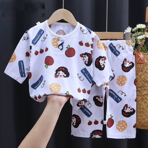 Summer Clothes Cotton Silk Air-conditioning Clothes Baby Clothes - Image 8