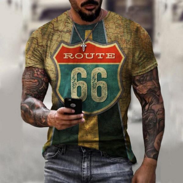 Oversize Clothes Retro Short Sleeve Men - Image 4