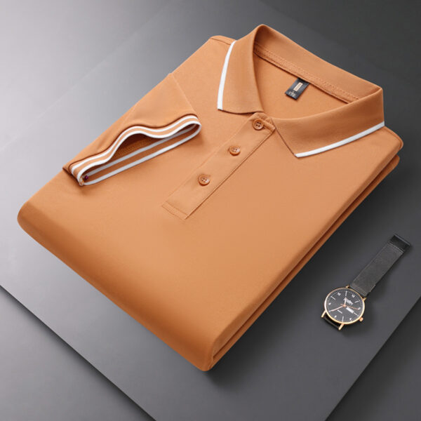 Men's Polo Shirt Lapel T-shirt Summer Short Sleeve - Image 6