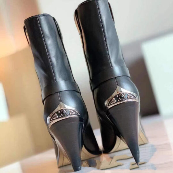 New High Heel Low Tube Pointed Toe Women's Boots Personality - Image 4