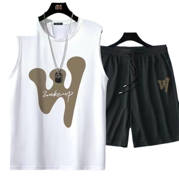 Summer Sleeveless Vest Suit Men's Sports And Leisure - Image 2