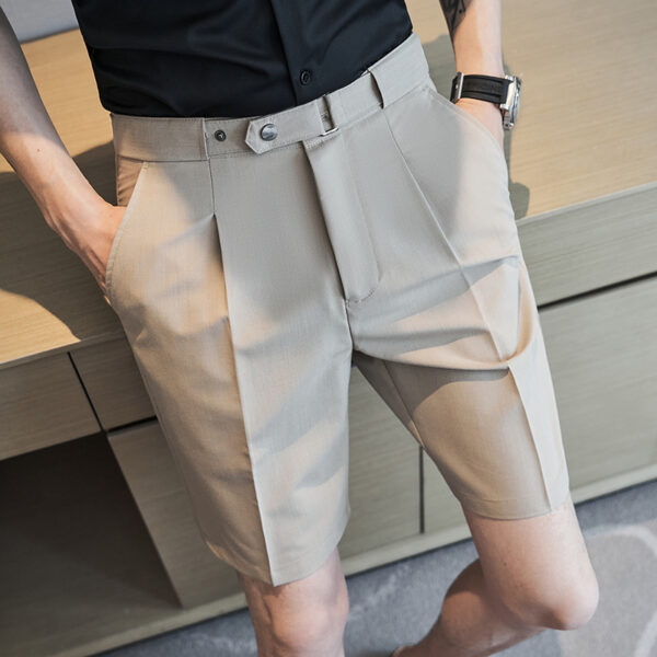 Suit Shorts Men's Summer Thin Slim Fit All-matching - Image 5