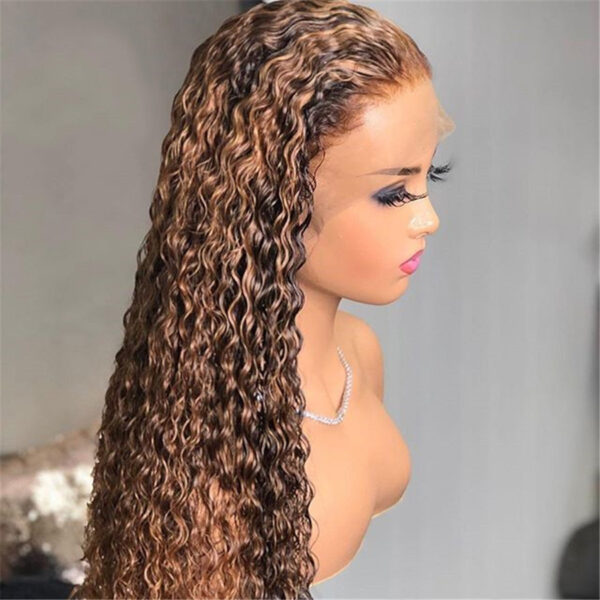 Real Hair Highlighting Headgear Lace Frontal Wi - Image 4