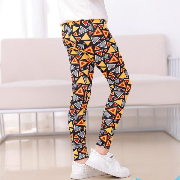 Spring And Autumn Girls' Printed Leggings - Image 2