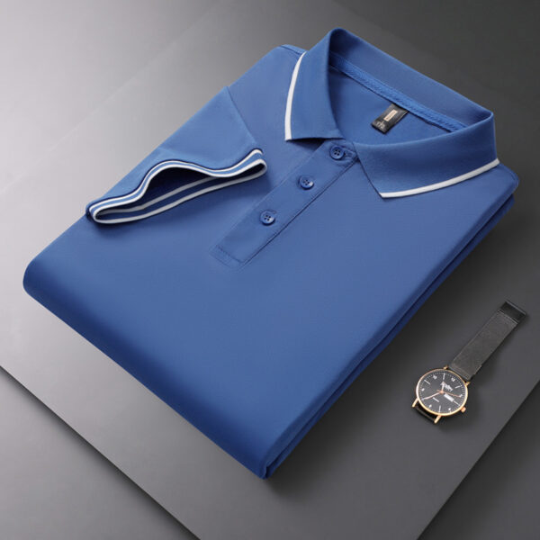 Men's Polo Shirt Lapel T-shirt Summer Short Sleeve - Image 4